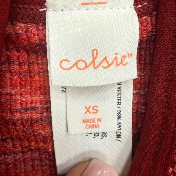 Red knit tank top from COLSIE Size XS - Picture 2 of 6